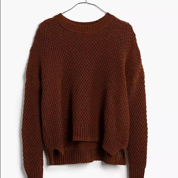 Madewell French Quarter Pullover Sweater in Brown (XS) - Picture 5 of 9